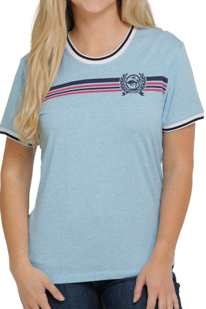 CINCH Women's Light Blue Tee