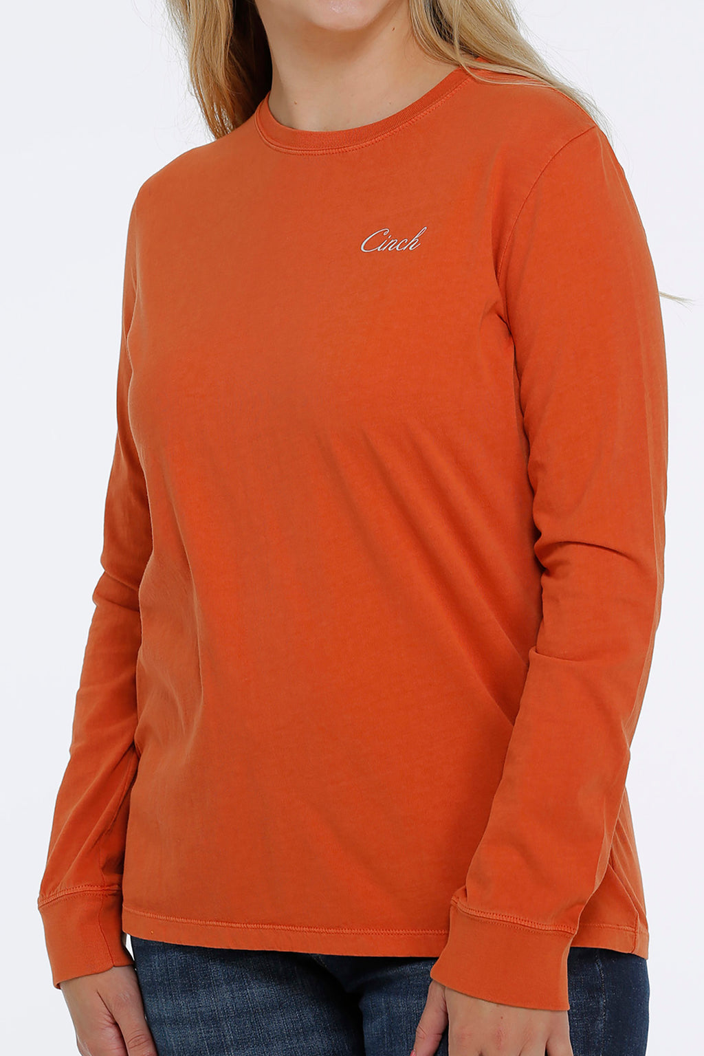 CINCH Women's Copper Long Sleeve Tee