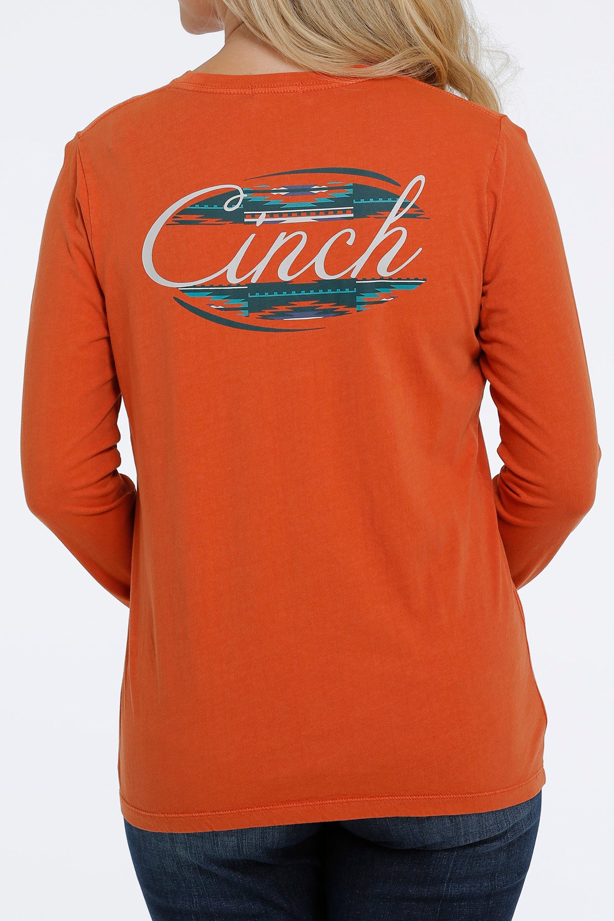 CINCH Women's Copper Long Sleeve Tee