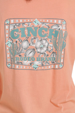 CINCH Women's Coral Short Sleeve Tee