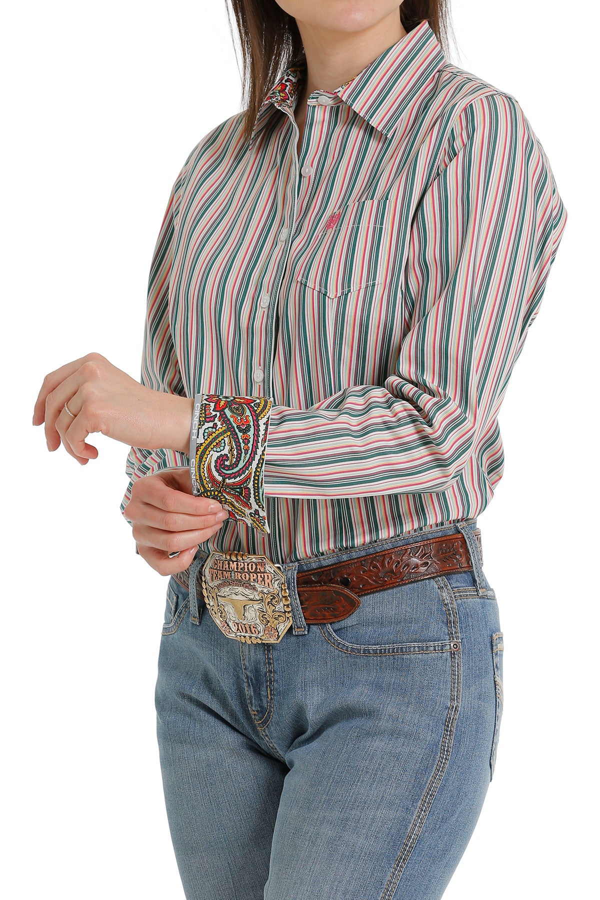 CINCH Women's Striped Western Shirt