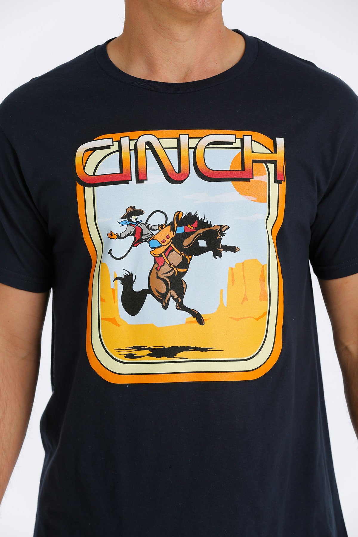 CINCH Men's Navy Crew Neck Tee