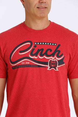 CINCH Men's Heather Red Tee