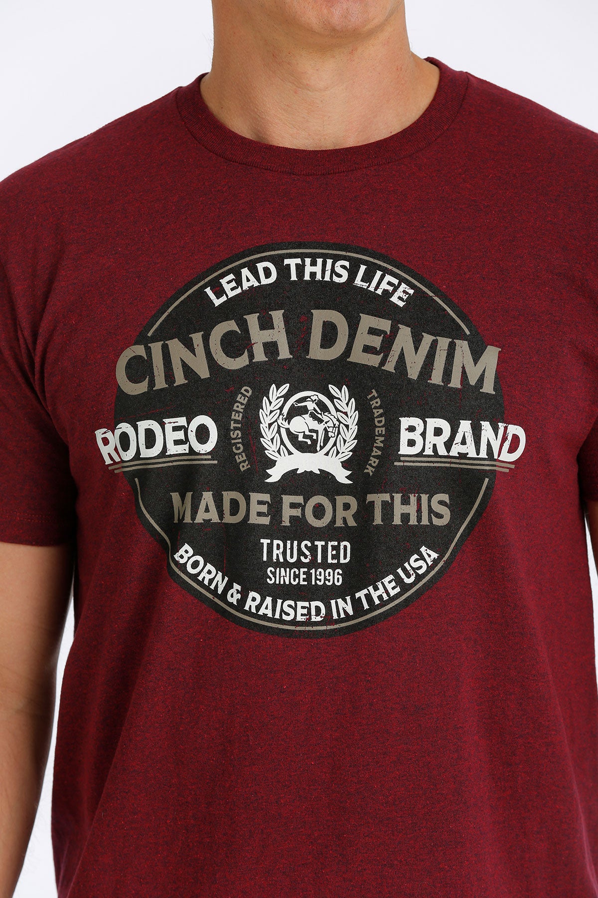 CINCH Men's Lava Lead This Life Tee