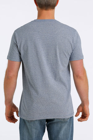 CINCH Men's Heathered Blue Tee