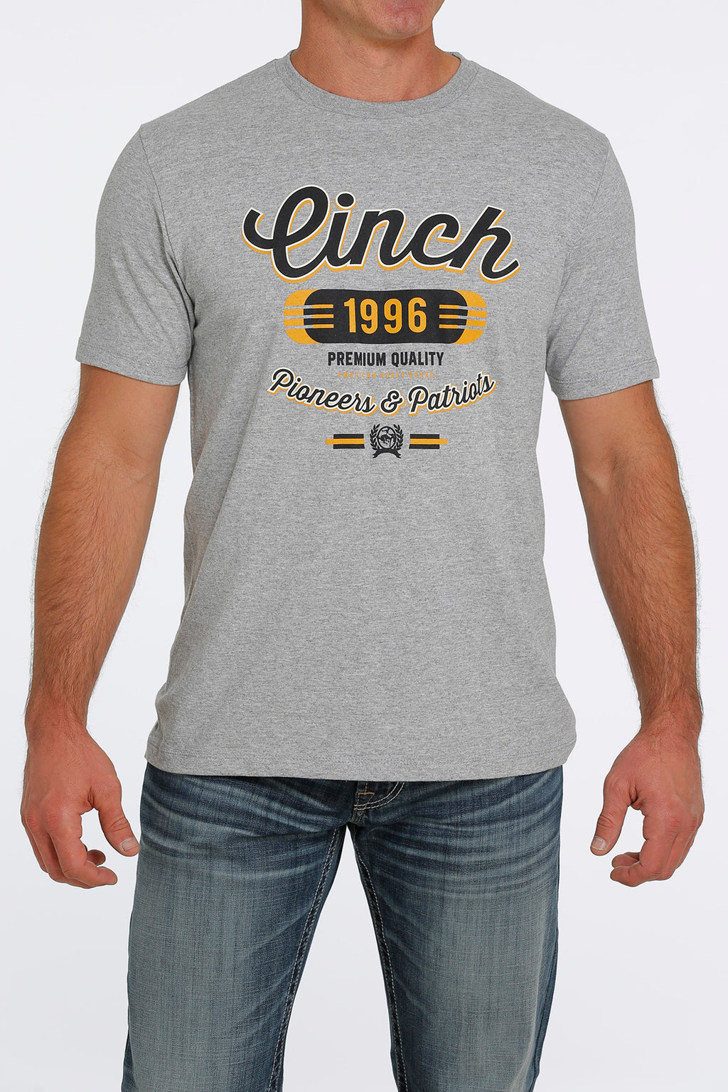 Cinch Men's Heather Gray Tee