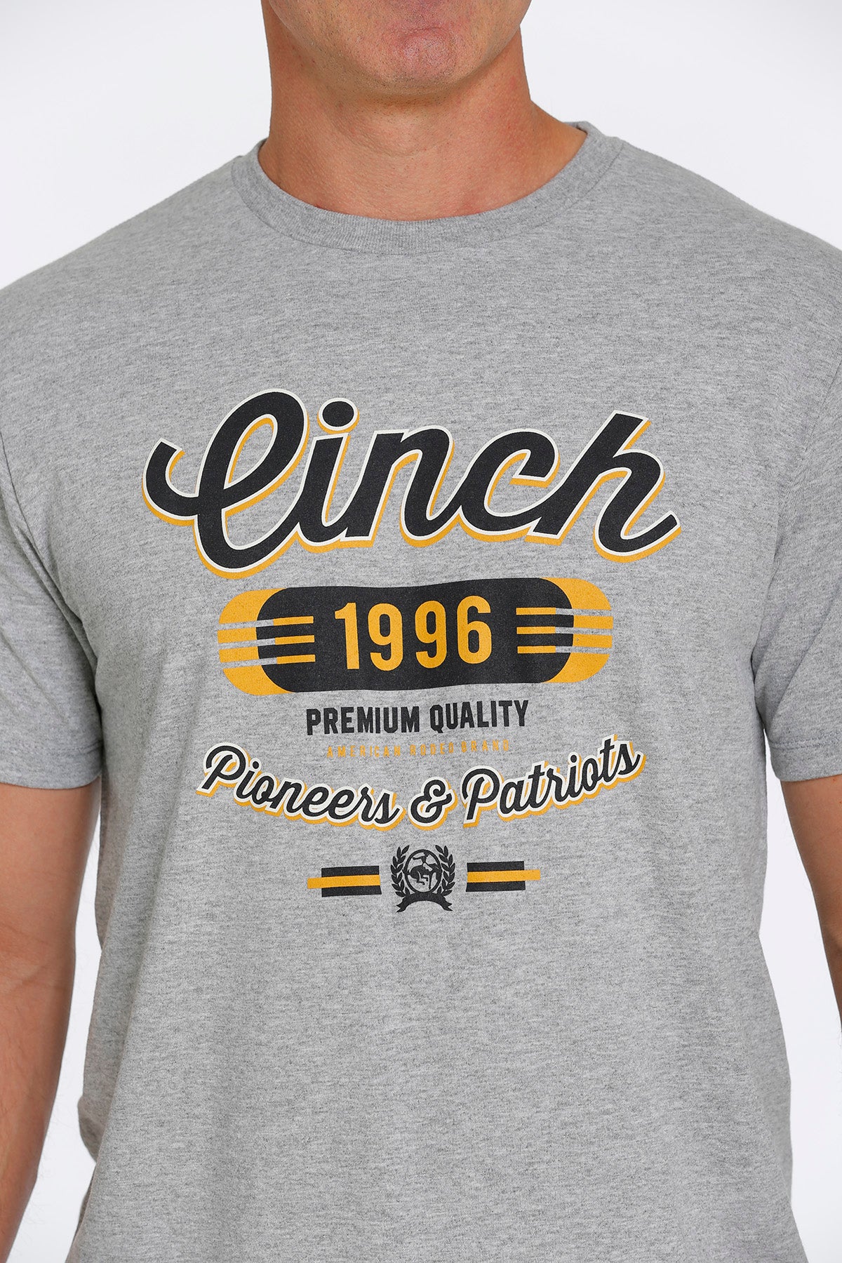 Cinch Men's Heather Gray Tee