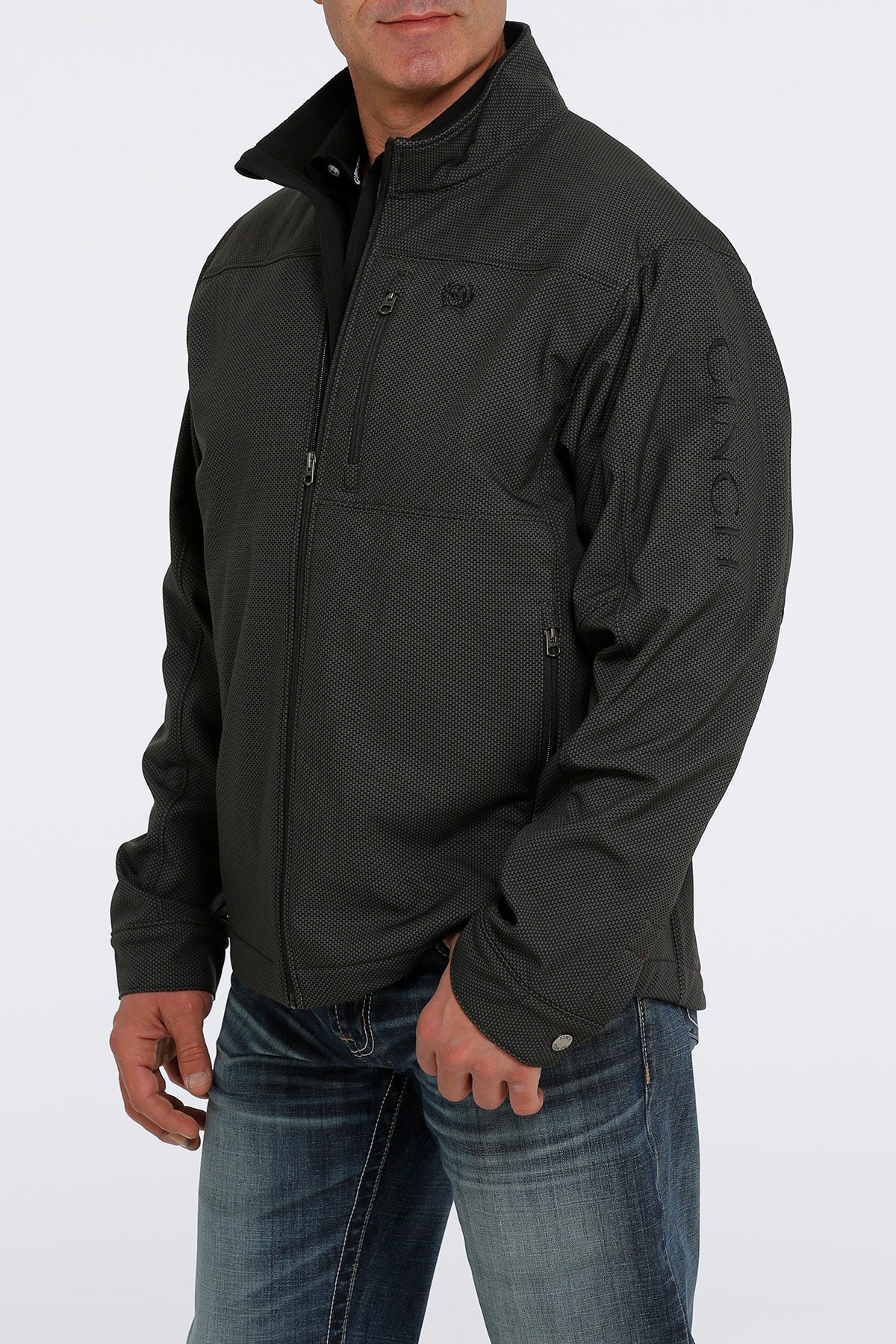 CINCH Men's Brown Concealed Carry Bonded Jacket