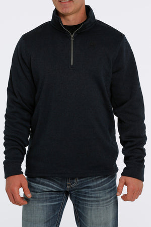 CINCH Men's Navy 1/4 Zip Sweater