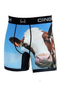 CINCH Men's 6" Cow Boxer Brief