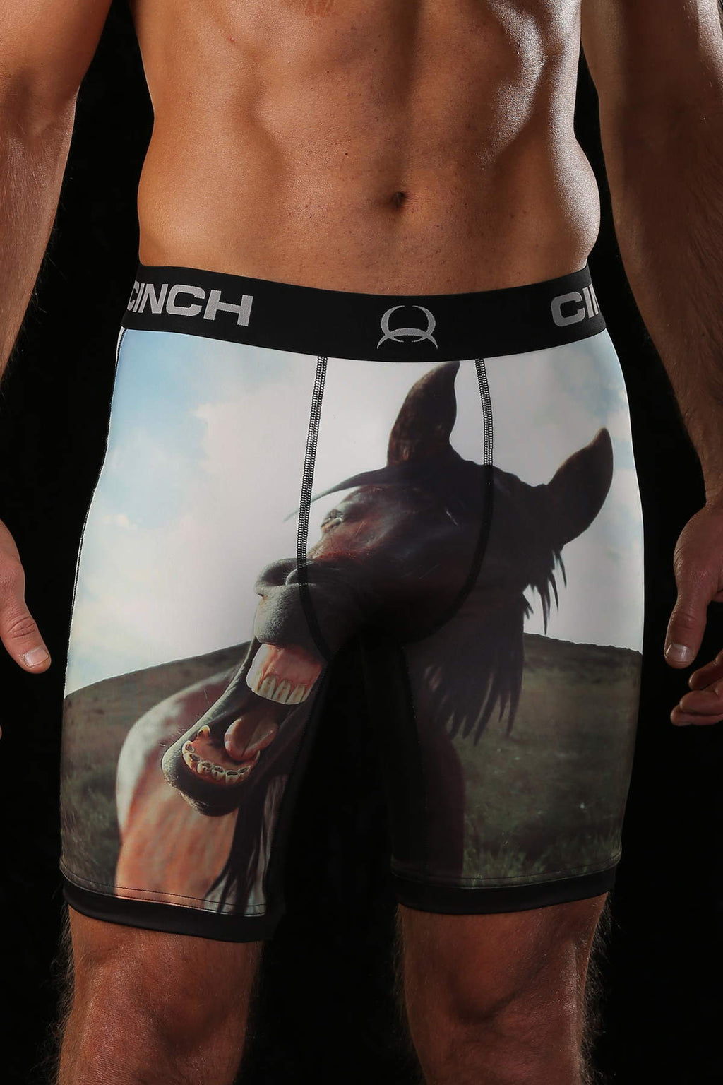 CINCH Men's "Clyde" The Horse 9" Boxers