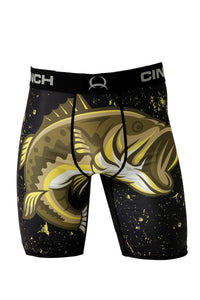 CINCH Men's Bass Print 9" Boxer Brief