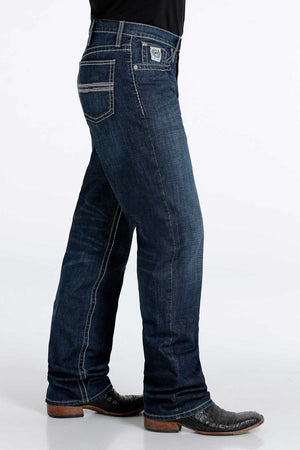 CINCH Men's Relaxed Fit White Label Performance Denim - Dark Stonewash