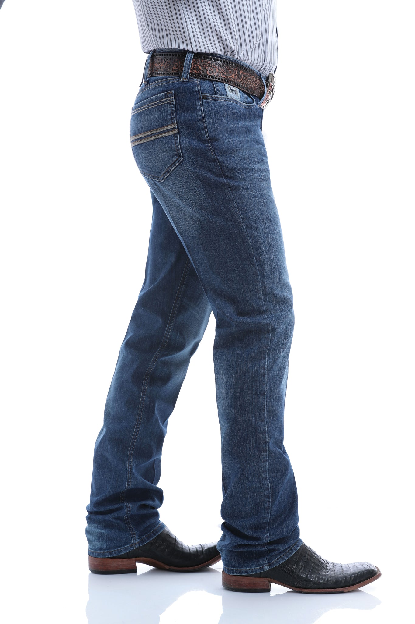 CINCH Men's Slim Fit Silver Label - Medium Wash