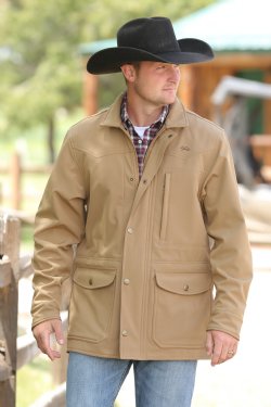 MILLER RANCH Men's Tan Bonded Jacket