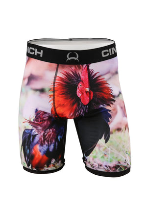 CINCH Men's Rooster Print Boxer Brief