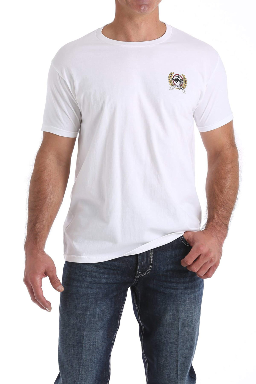 CINCH Men's White Classic Logo Tee