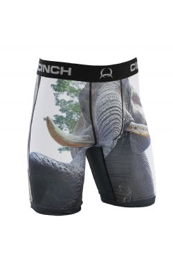 CINCH Men's Elephant Print 9" Boxer Brief